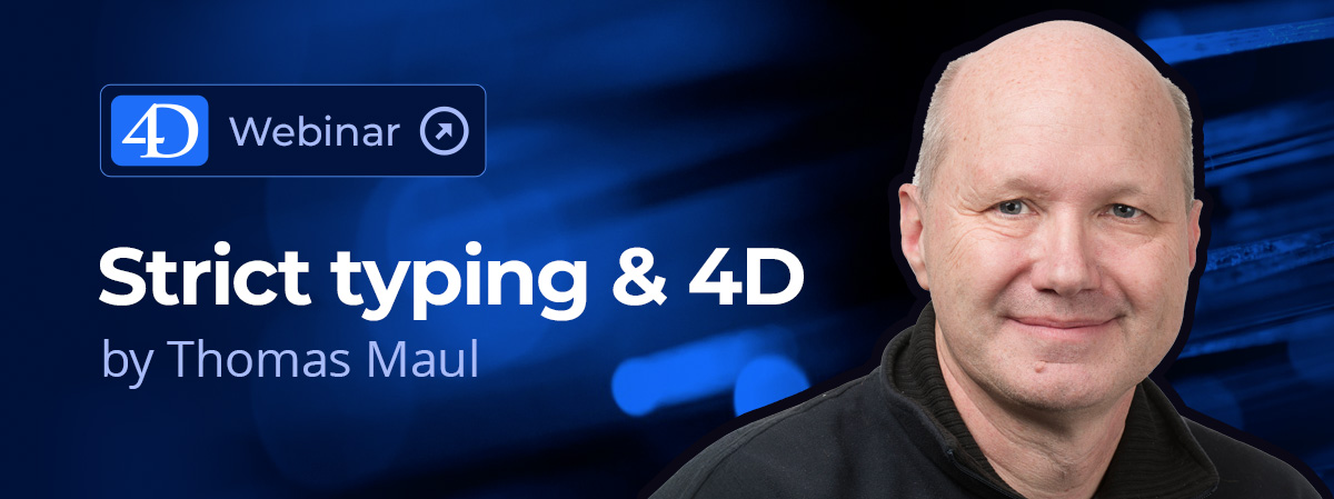 Strict Typing & 4D - Learn 4D – Professional Training Platform